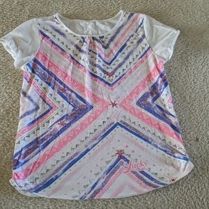 Lucky white patterned shirt